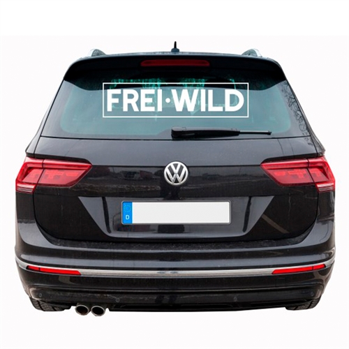 Frei.Wild - R&R, Heckscheibenaufkleber (wei)