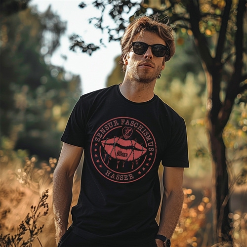 Philipp Burger - Zensurfaschismushasser, T-Shirt (black)