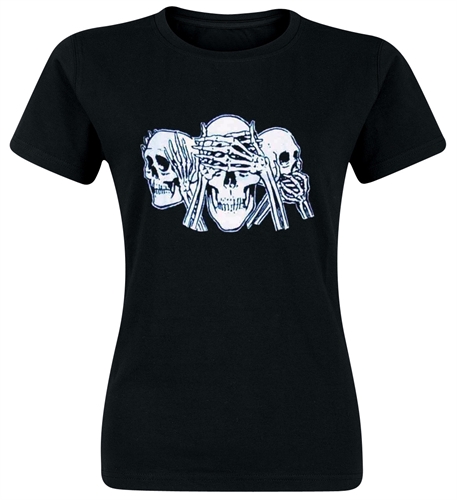 3 Skulls - Girl-Shirt