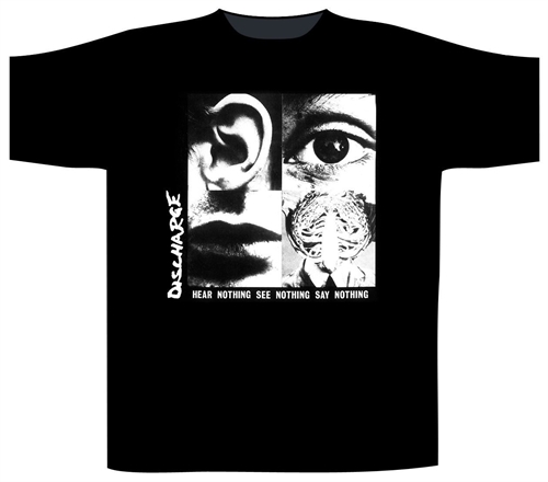 Discharge - Hear Nothing See Nothing, T-Shirt