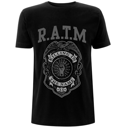 Rage against the machine - Police Badge, T-Shirt