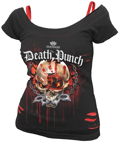 Five Finger Death Punch - Assassin, 2in1-Girl-Top