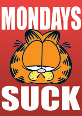 Garfield - Mondays suck, Poster