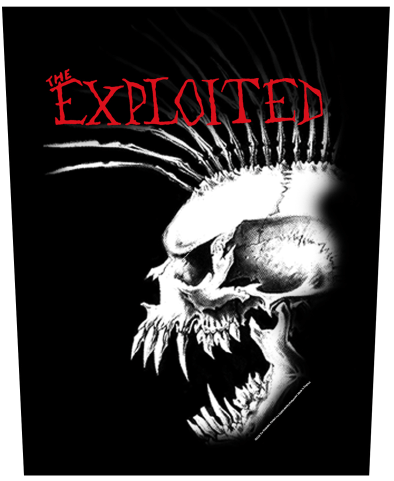 Exploited - New Skull, Ruckenaufnäher