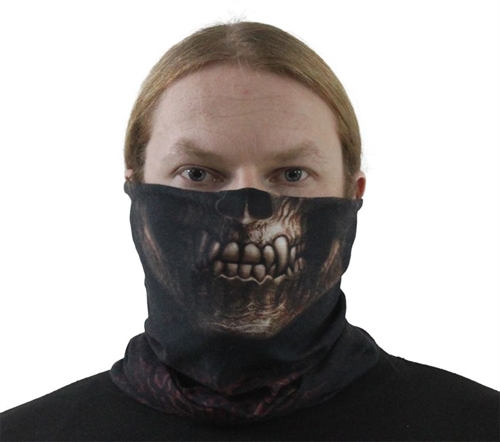 Spiral - Goth Skull, Schlauchschal
