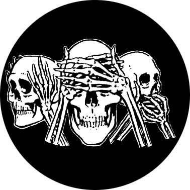 Skulls - Button