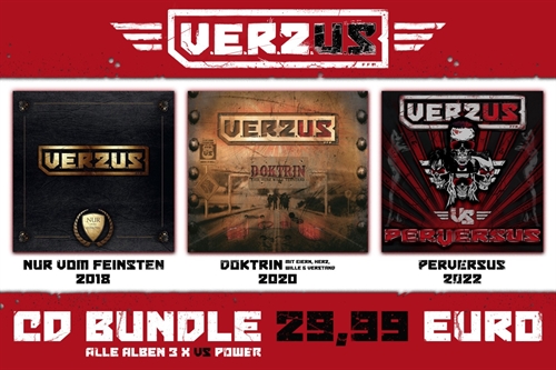 Versus - Alle Alben 3X VS Power, CD Bundle