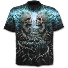 Spiral - Flaming Spine Allover, T-Shirt
