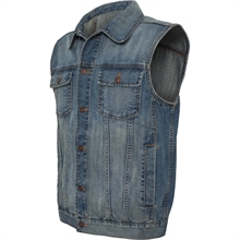 Urban Classics - Denim Vest, Jeansweste