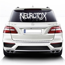 Neurotox - Logo, Heckscheibenaufkleber