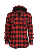 Urban Classics - Hooded Checked Flanell Shirt