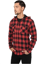 Urban Classics - Hooded Checked Flanell Shirt