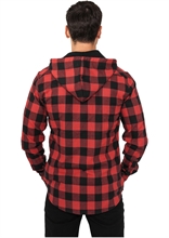Urban Classics - Hooded Checked Flanell Shirt