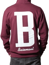 Basement - B Kapuzenjacke burgund