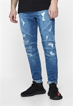 Cayler & Sons - Paneled Ian Denim Pants, Hose