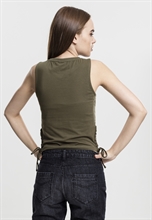 Urban Classics - Ladies Lace Up Cropped Top