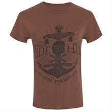 King Kerosin - Ride Till I Die, T-Shirt braun