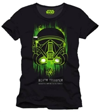 Star Wars Rogue On - Death Trooper Face, T-Shirt