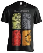 Game of Thrones - 4 Logos, T-Shirt