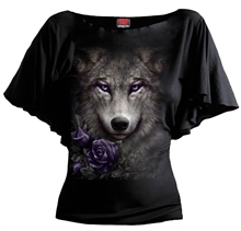 Spiral - Wolf Roses, Girl-Top