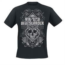 Wir sind Deutschrock - Skull, T-Shirt