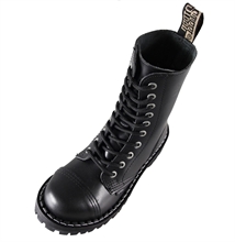 Steel - Full Black, 10-Loch Boots