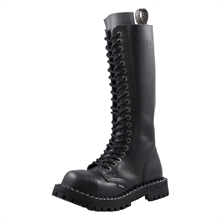 Steel - Full Black, 20-Loch Boots