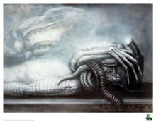Alien Kunstdrucke 5er-Set 35 x 28 cm